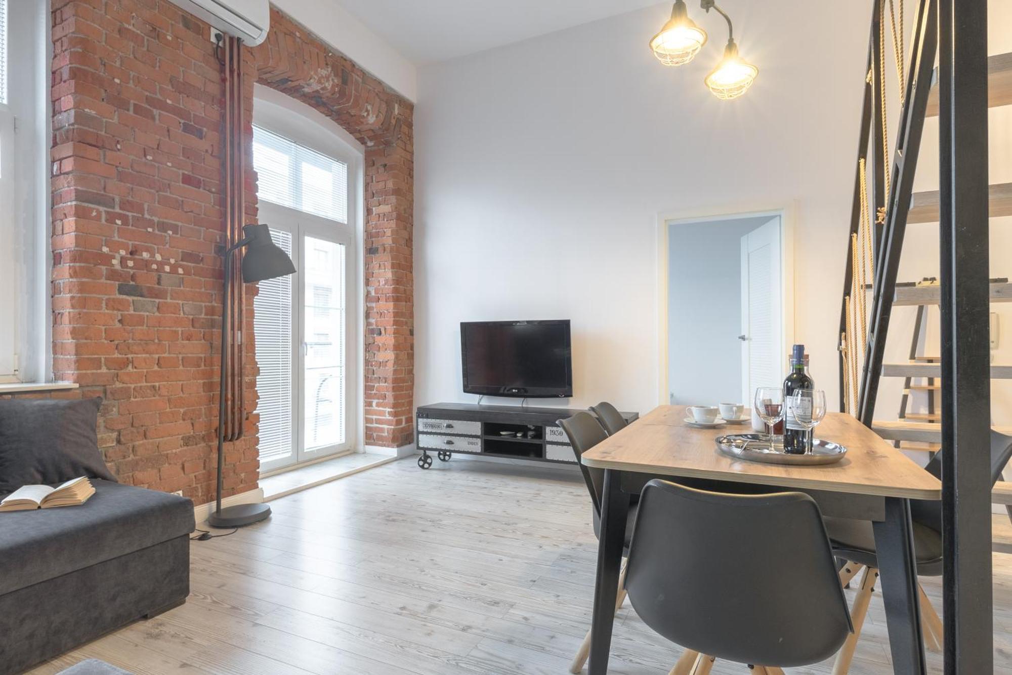 Apartament Z Antresola Nowa Papiernia Wroclaw Luaran gambar