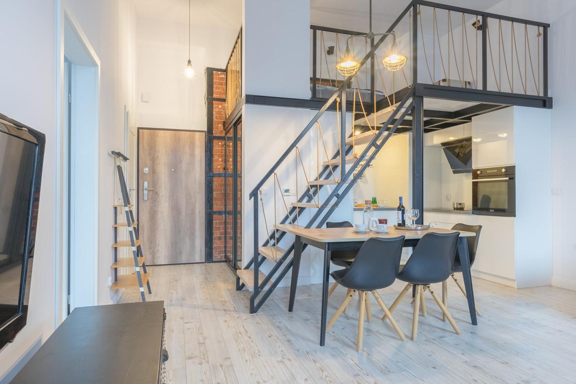 Apartament Z Antresola Nowa Papiernia Wroclaw Luaran gambar
